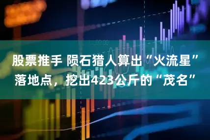 股票推手 陨石猎人算出“火流星”落地点，挖出423公斤的“茂名”